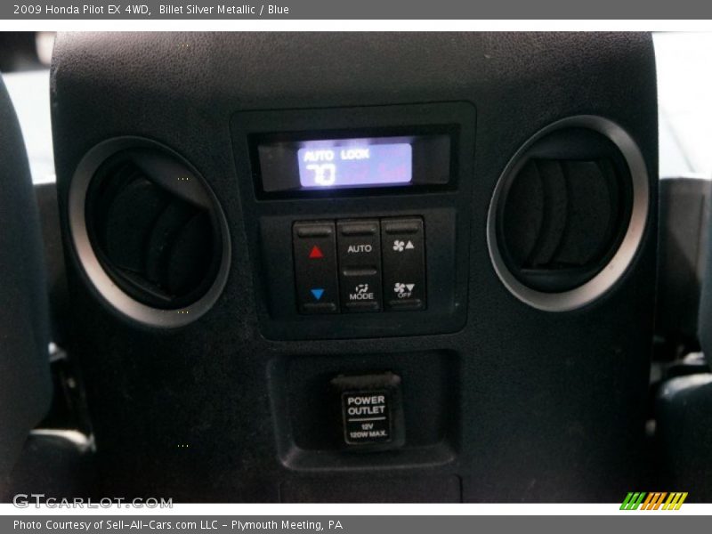 Billet Silver Metallic / Blue 2009 Honda Pilot EX 4WD