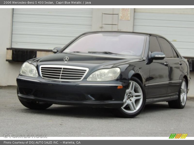 Capri Blue Metallic / Java 2006 Mercedes-Benz S 430 Sedan
