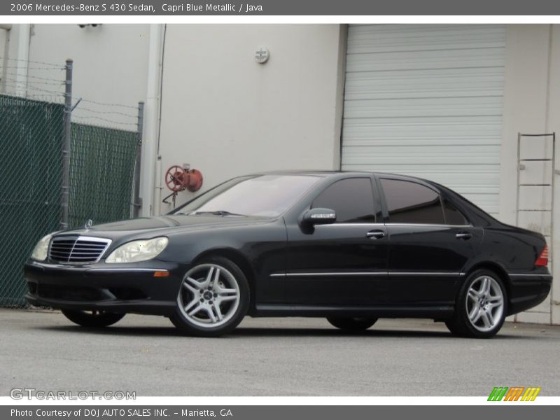 Capri Blue Metallic / Java 2006 Mercedes-Benz S 430 Sedan