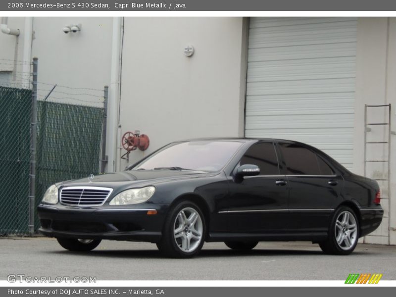 Capri Blue Metallic / Java 2006 Mercedes-Benz S 430 Sedan
