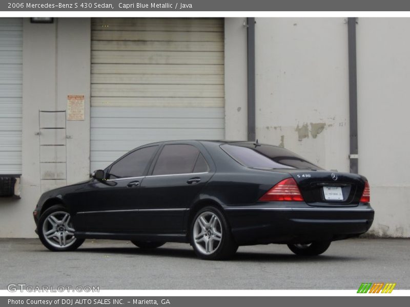 Capri Blue Metallic / Java 2006 Mercedes-Benz S 430 Sedan