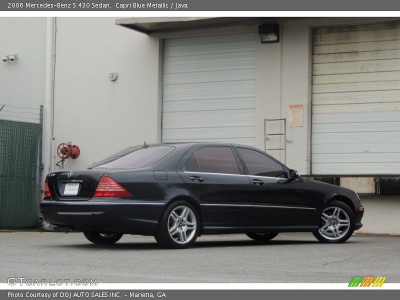 Capri Blue Metallic / Java 2006 Mercedes-Benz S 430 Sedan