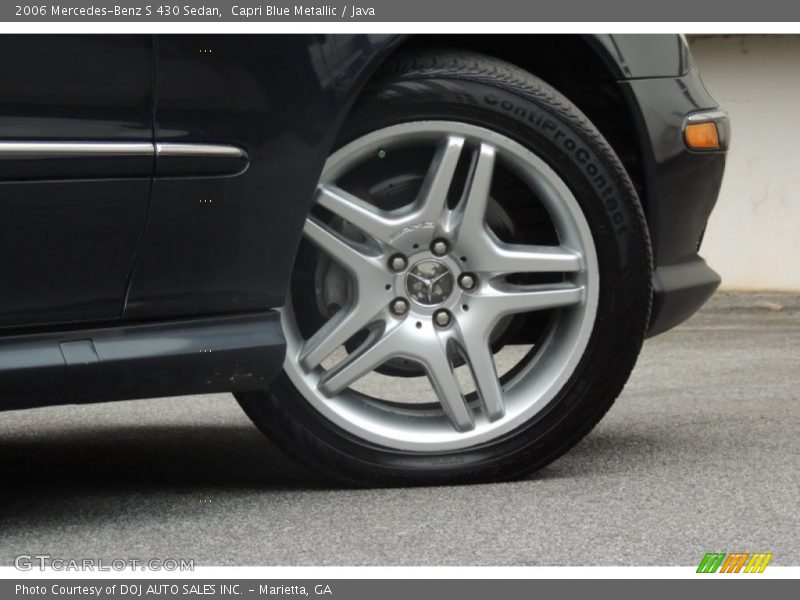 Capri Blue Metallic / Java 2006 Mercedes-Benz S 430 Sedan
