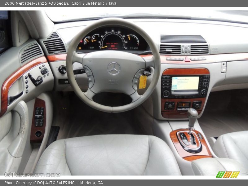 Capri Blue Metallic / Java 2006 Mercedes-Benz S 430 Sedan
