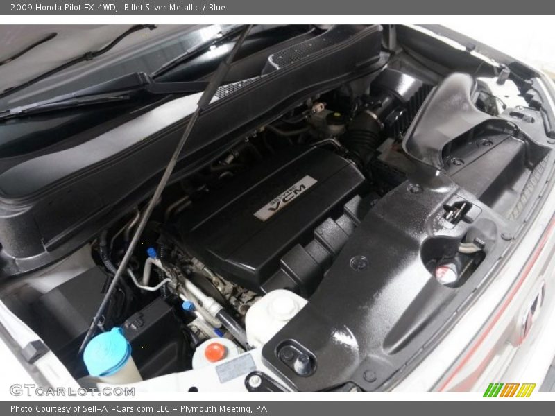 Billet Silver Metallic / Blue 2009 Honda Pilot EX 4WD