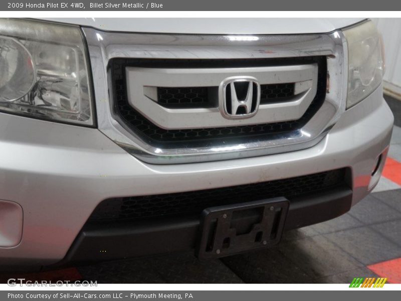 Billet Silver Metallic / Blue 2009 Honda Pilot EX 4WD