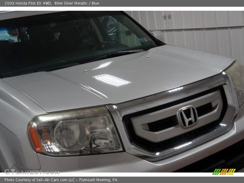 Billet Silver Metallic / Blue 2009 Honda Pilot EX 4WD