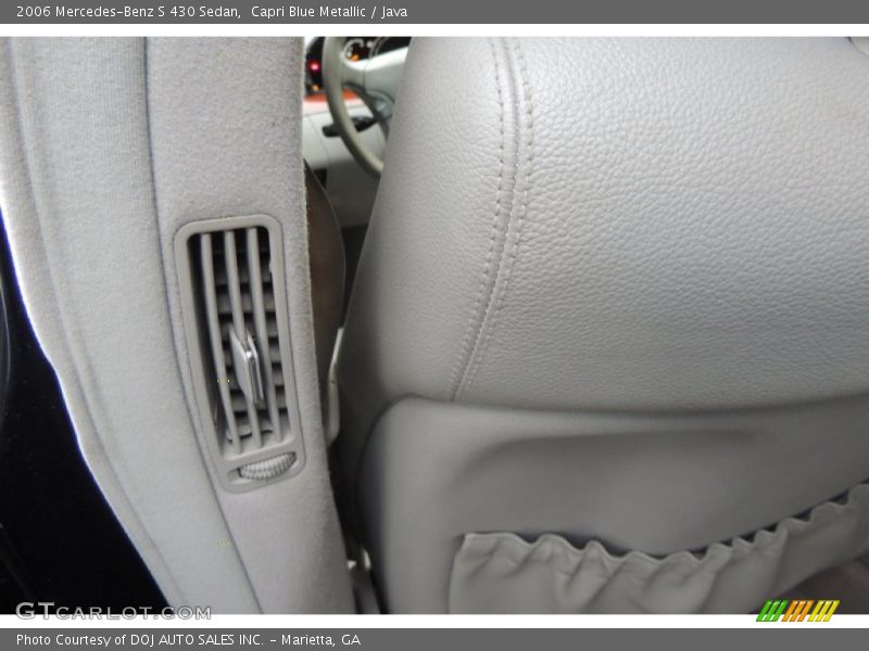 Capri Blue Metallic / Java 2006 Mercedes-Benz S 430 Sedan