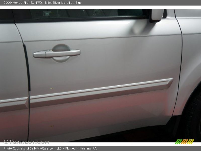 Billet Silver Metallic / Blue 2009 Honda Pilot EX 4WD