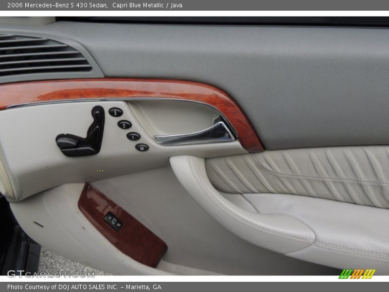 Capri Blue Metallic / Java 2006 Mercedes-Benz S 430 Sedan