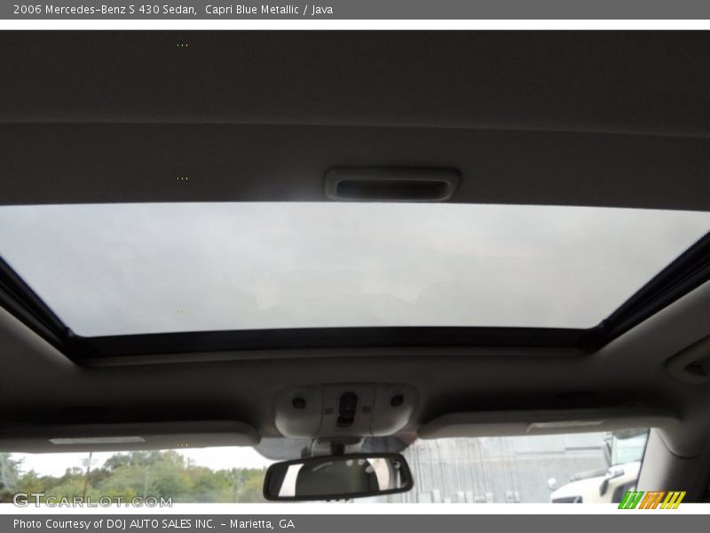 Capri Blue Metallic / Java 2006 Mercedes-Benz S 430 Sedan