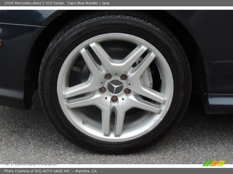 Capri Blue Metallic / Java 2006 Mercedes-Benz S 430 Sedan