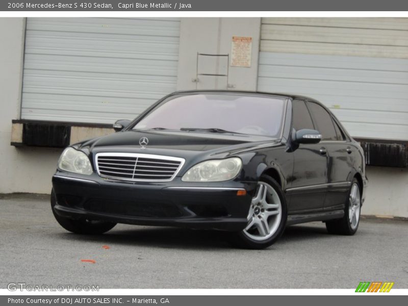 Capri Blue Metallic / Java 2006 Mercedes-Benz S 430 Sedan