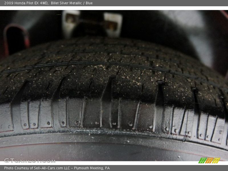 Billet Silver Metallic / Blue 2009 Honda Pilot EX 4WD