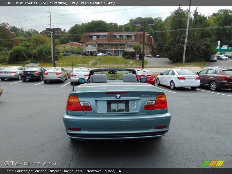 Grey Green Metallic / Grey 2003 BMW 3 Series 325i Convertible