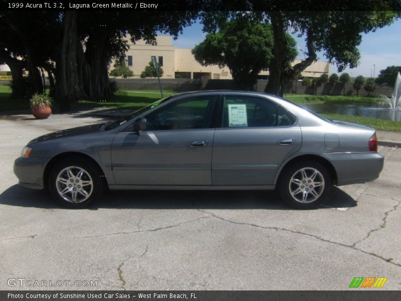 Laguna Green Metallic / Ebony 1999 Acura TL 3.2