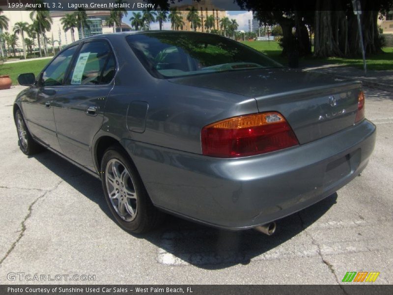 Laguna Green Metallic / Ebony 1999 Acura TL 3.2