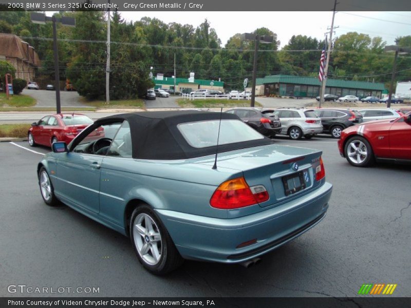 Grey Green Metallic / Grey 2003 BMW 3 Series 325i Convertible