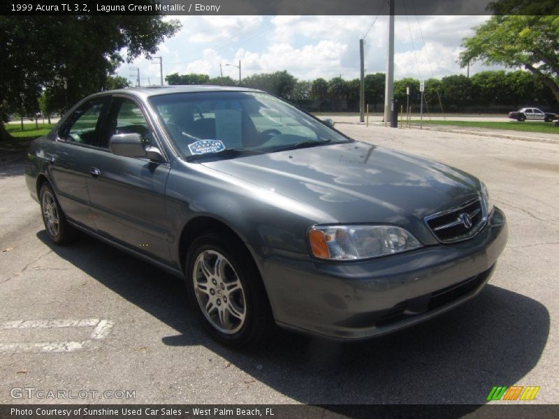Laguna Green Metallic / Ebony 1999 Acura TL 3.2