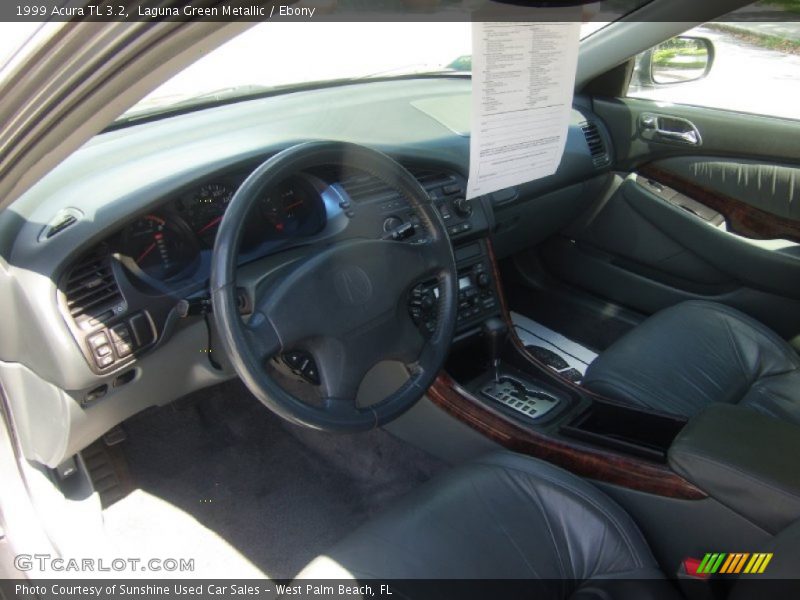Laguna Green Metallic / Ebony 1999 Acura TL 3.2