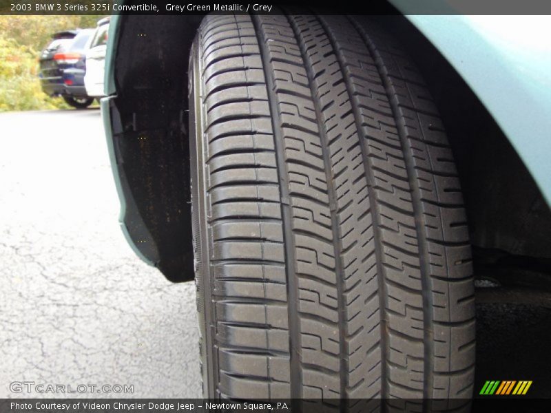 Grey Green Metallic / Grey 2003 BMW 3 Series 325i Convertible