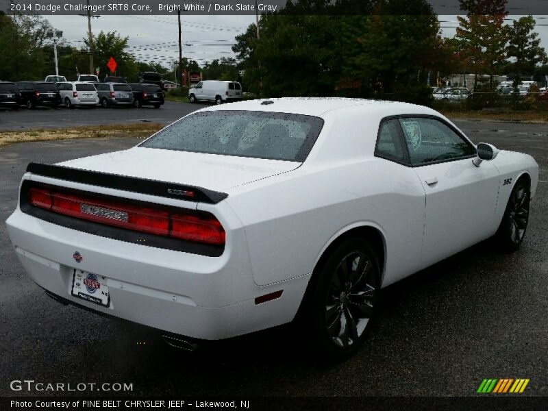 Bright White / Dark Slate Gray 2014 Dodge Challenger SRT8 Core