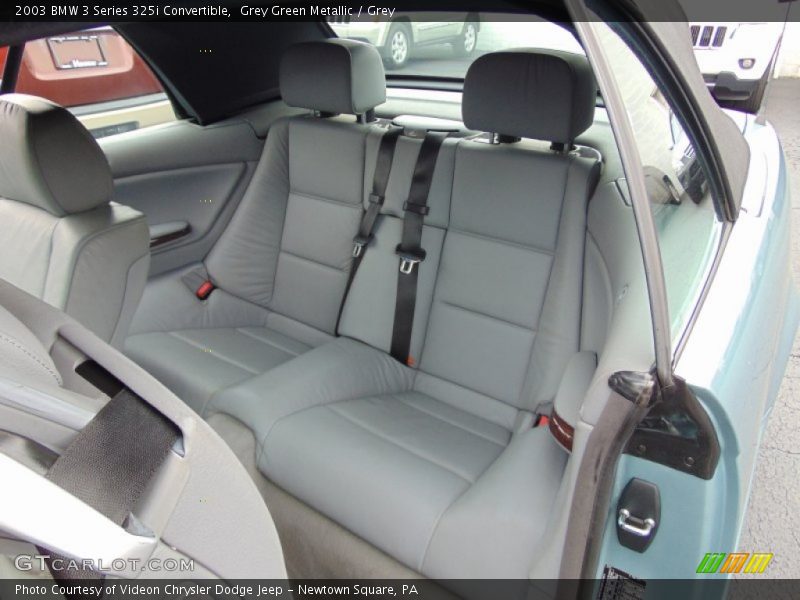Rear Seat of 2003 3 Series 325i Convertible