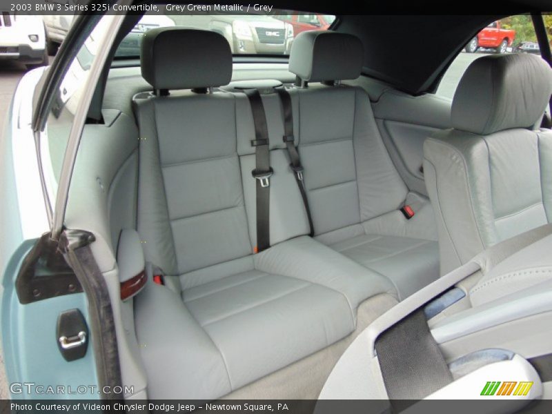 Rear Seat of 2003 3 Series 325i Convertible