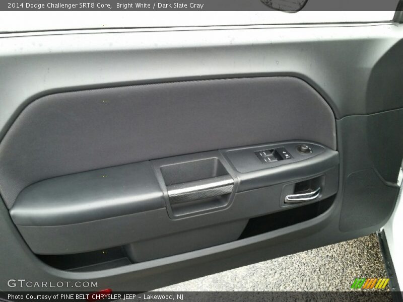 Bright White / Dark Slate Gray 2014 Dodge Challenger SRT8 Core