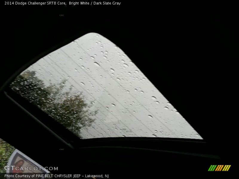 Bright White / Dark Slate Gray 2014 Dodge Challenger SRT8 Core