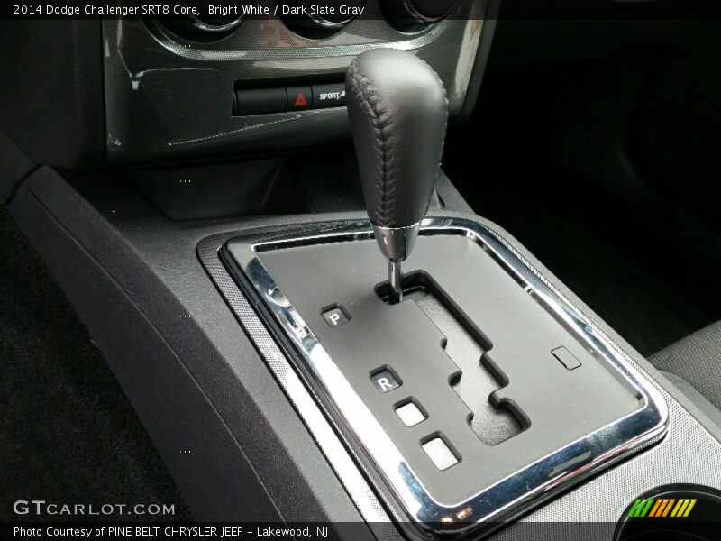 Bright White / Dark Slate Gray 2014 Dodge Challenger SRT8 Core