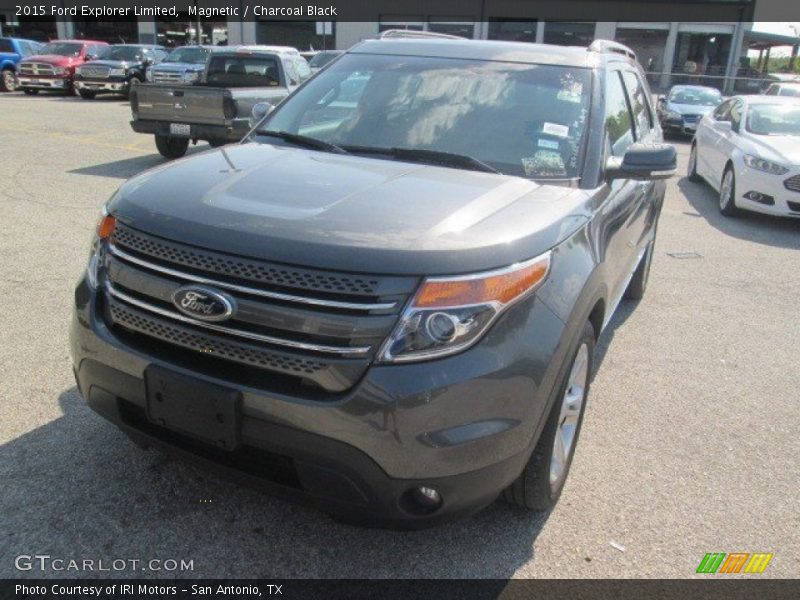 Magnetic / Charcoal Black 2015 Ford Explorer Limited