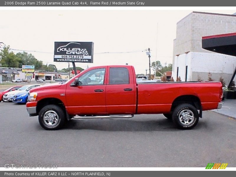 Flame Red / Medium Slate Gray 2006 Dodge Ram 2500 Laramie Quad Cab 4x4