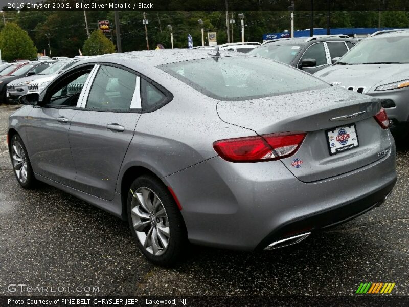 Billet Silver Metallic / Black 2016 Chrysler 200 S