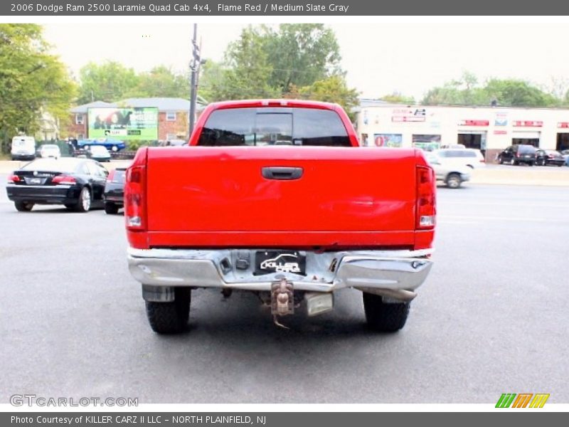 Flame Red / Medium Slate Gray 2006 Dodge Ram 2500 Laramie Quad Cab 4x4