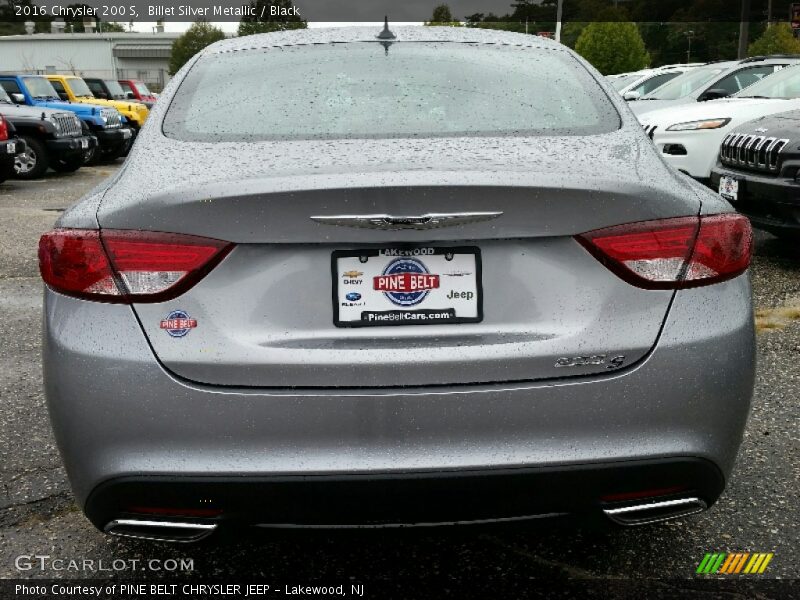 Billet Silver Metallic / Black 2016 Chrysler 200 S