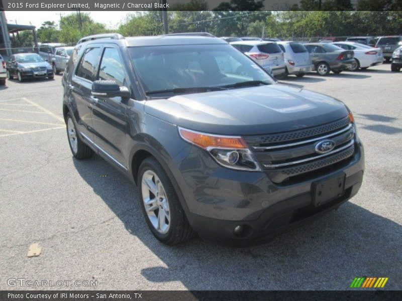 Magnetic / Charcoal Black 2015 Ford Explorer Limited