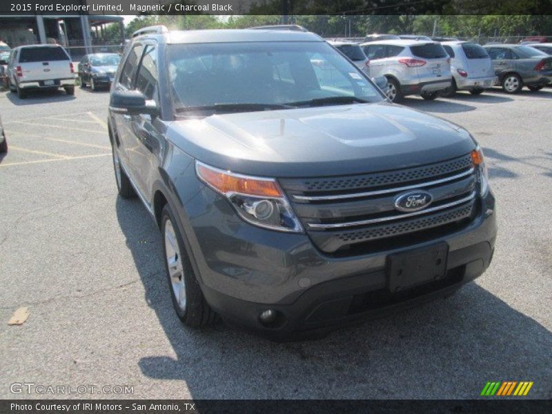 Magnetic / Charcoal Black 2015 Ford Explorer Limited