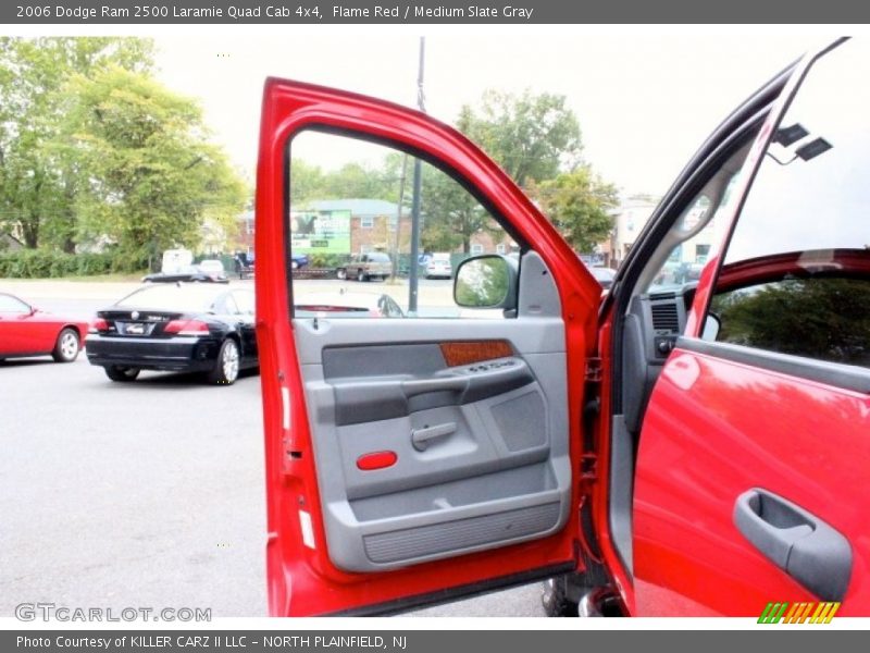Flame Red / Medium Slate Gray 2006 Dodge Ram 2500 Laramie Quad Cab 4x4