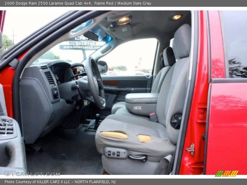 Flame Red / Medium Slate Gray 2006 Dodge Ram 2500 Laramie Quad Cab 4x4