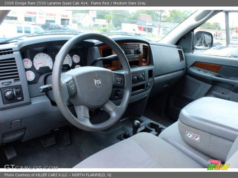  2006 Ram 2500 Laramie Quad Cab 4x4 Medium Slate Gray Interior