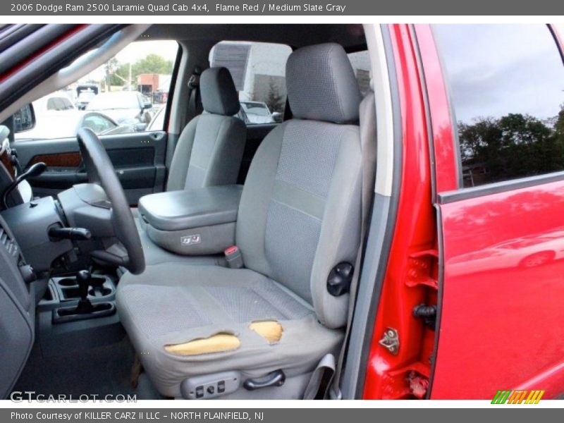 Flame Red / Medium Slate Gray 2006 Dodge Ram 2500 Laramie Quad Cab 4x4