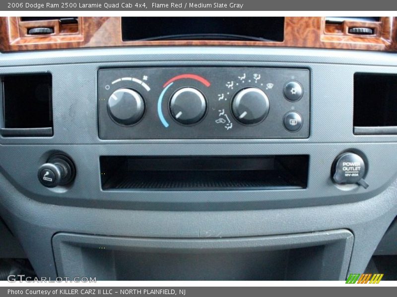 Flame Red / Medium Slate Gray 2006 Dodge Ram 2500 Laramie Quad Cab 4x4