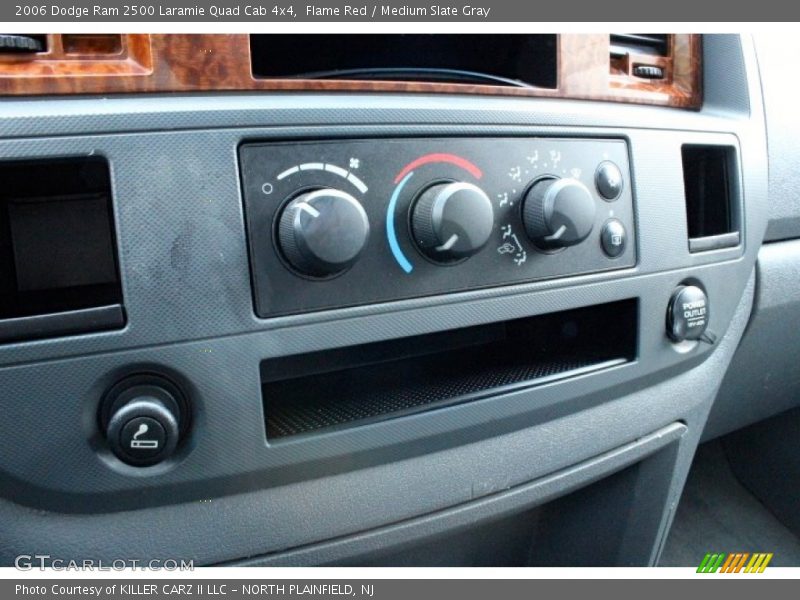 Flame Red / Medium Slate Gray 2006 Dodge Ram 2500 Laramie Quad Cab 4x4