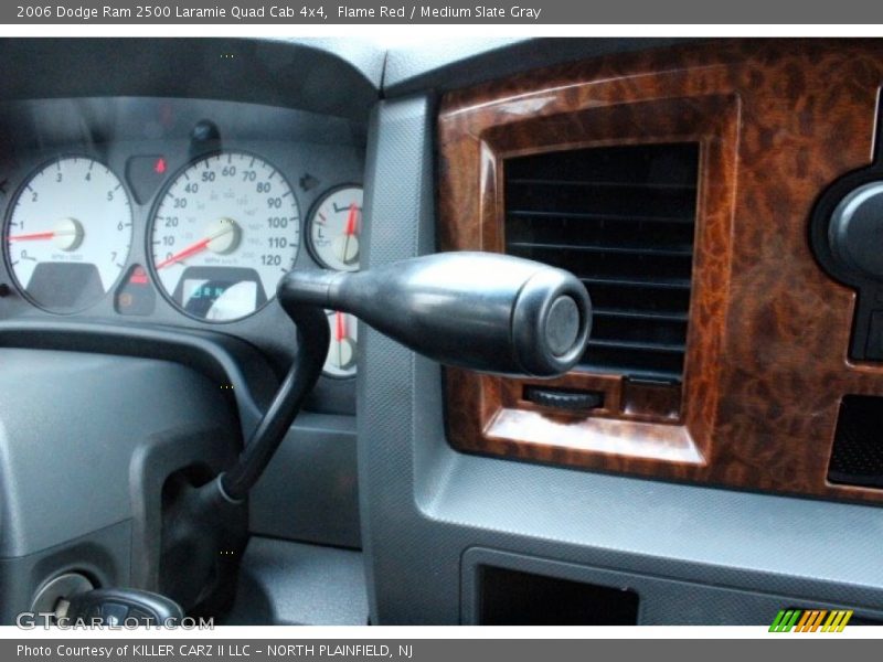 Flame Red / Medium Slate Gray 2006 Dodge Ram 2500 Laramie Quad Cab 4x4