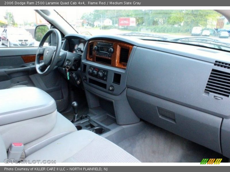 Flame Red / Medium Slate Gray 2006 Dodge Ram 2500 Laramie Quad Cab 4x4