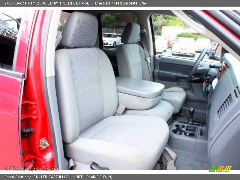 Flame Red / Medium Slate Gray 2006 Dodge Ram 2500 Laramie Quad Cab 4x4