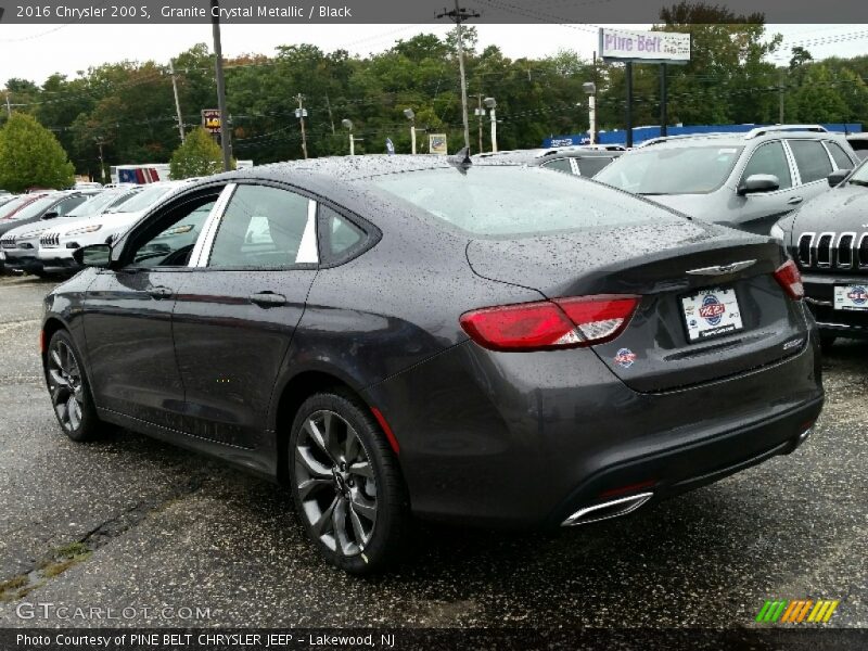 Granite Crystal Metallic / Black 2016 Chrysler 200 S