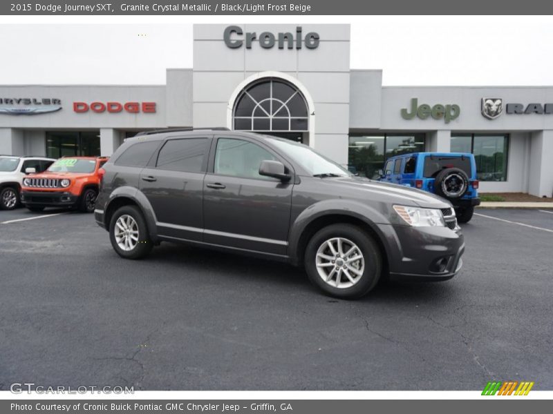 Granite Crystal Metallic / Black/Light Frost Beige 2015 Dodge Journey SXT