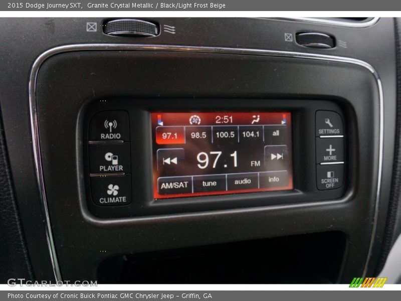 Granite Crystal Metallic / Black/Light Frost Beige 2015 Dodge Journey SXT